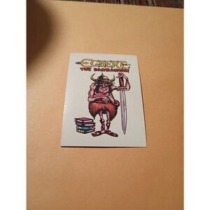 1983 General Mills Zero Heroes Trading Card Sticker Card Vintage #17